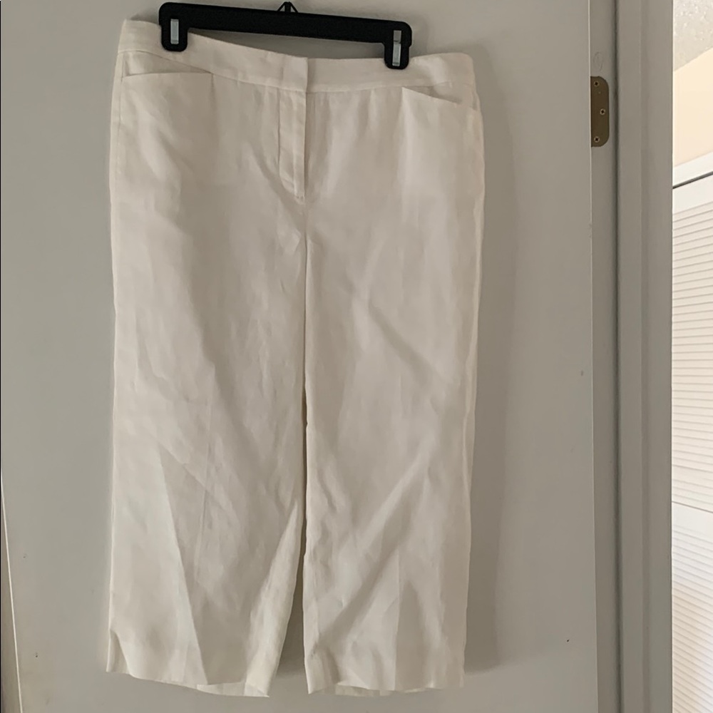 White Linen Pants